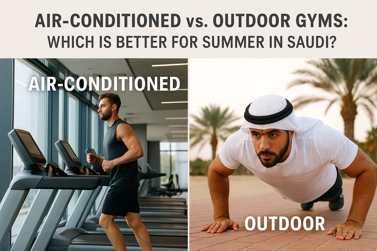 Air-Conditioned vs Outdoor Gyms: Which Is Better for Summer in Saudi?
