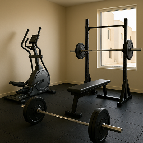 Beyond the Mat: Why Investing in High-Quality Rubber Flooring is a Game-Changer for Your Home Gym in Jeddah.