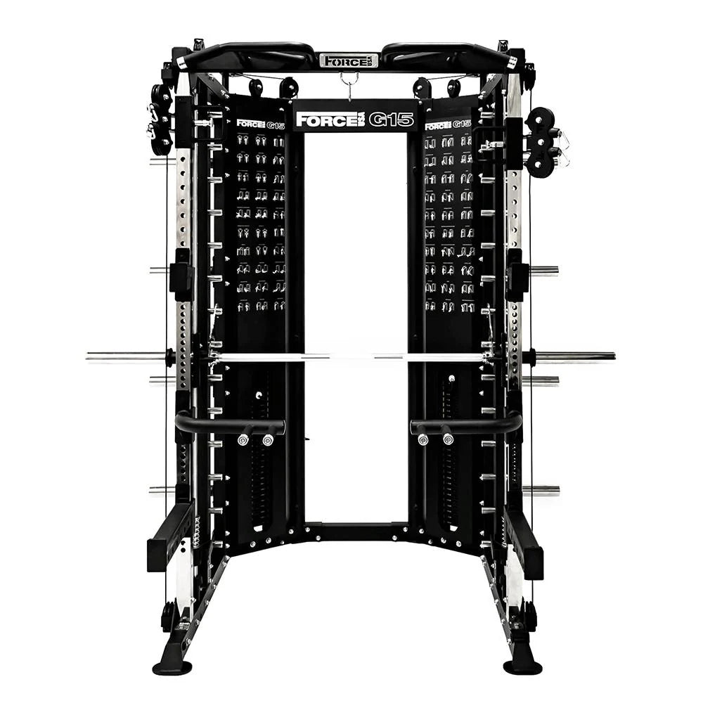 Force USA G15® All-In-One Trainer+G15 Shelves & TV Mount+Jammer Arms