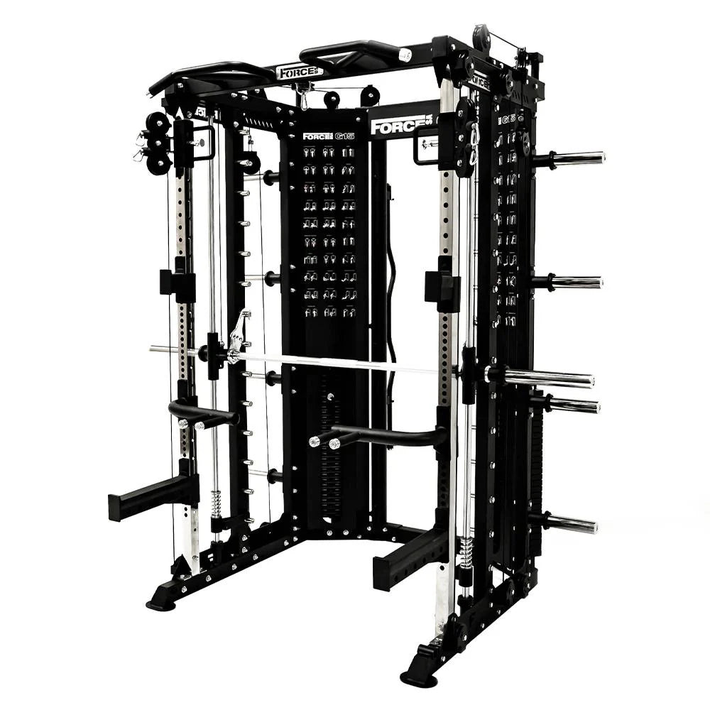 Force USA G15® All-In-One Trainer+G15 Shelves & TV Mount+Jammer Arms
