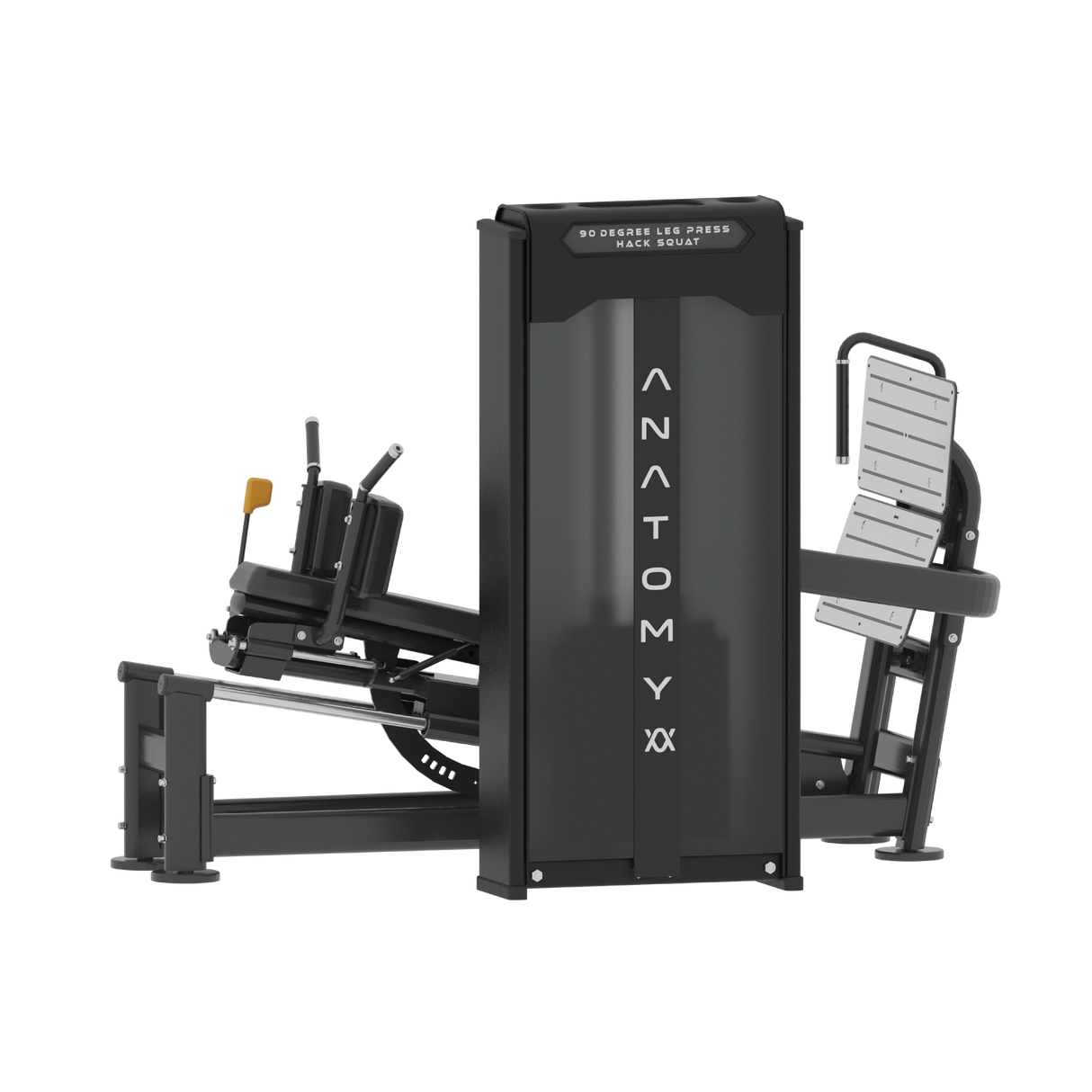 تمرين ضغط الساق بزاوية 90 درجة/ تمرين القرفصاء - مع تحميل الدبابيس