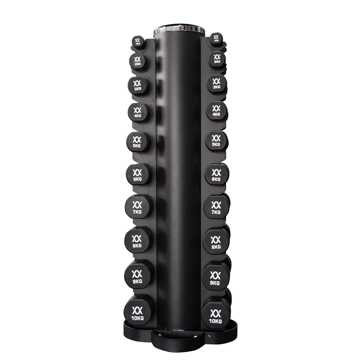 رف الدمبل العمودي