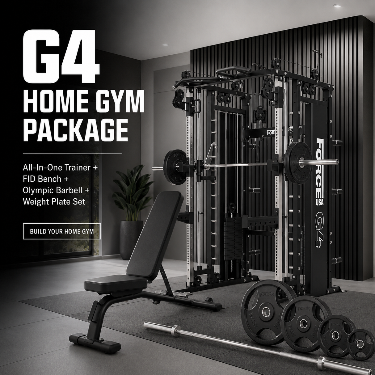 Force USA G4 Home gym Package