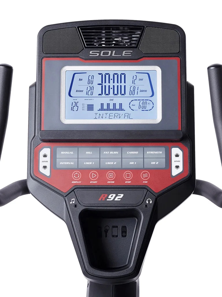 دراجة Sole Fitness R92 المتكئة