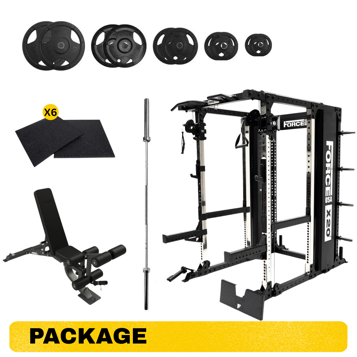 Force USA X20 Home Gym Package