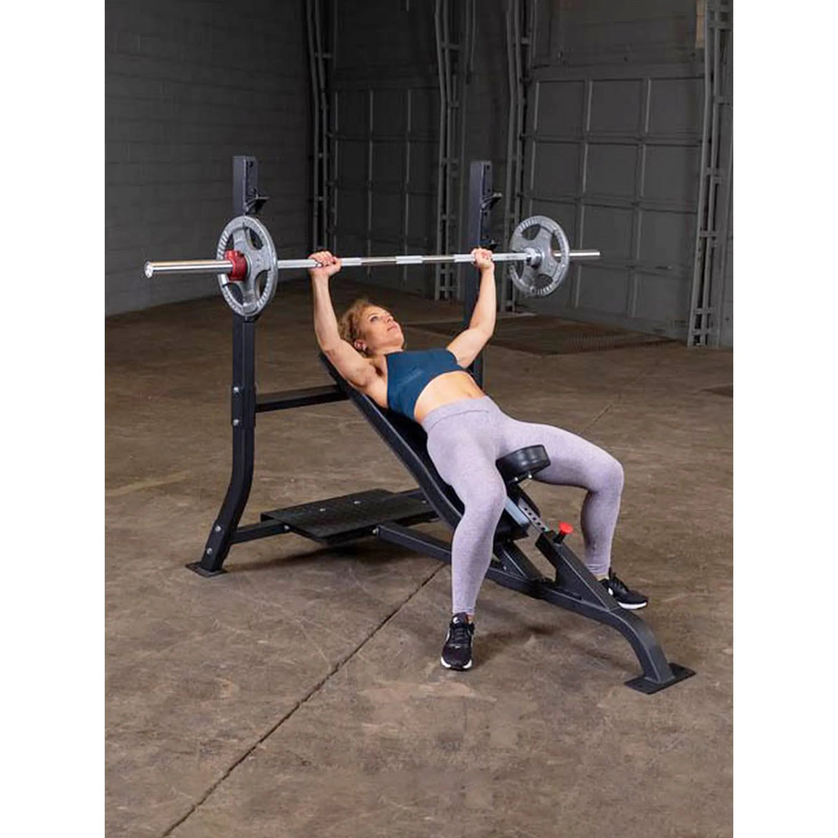 Body Solid Pro Clubline Incline Olympic Bench