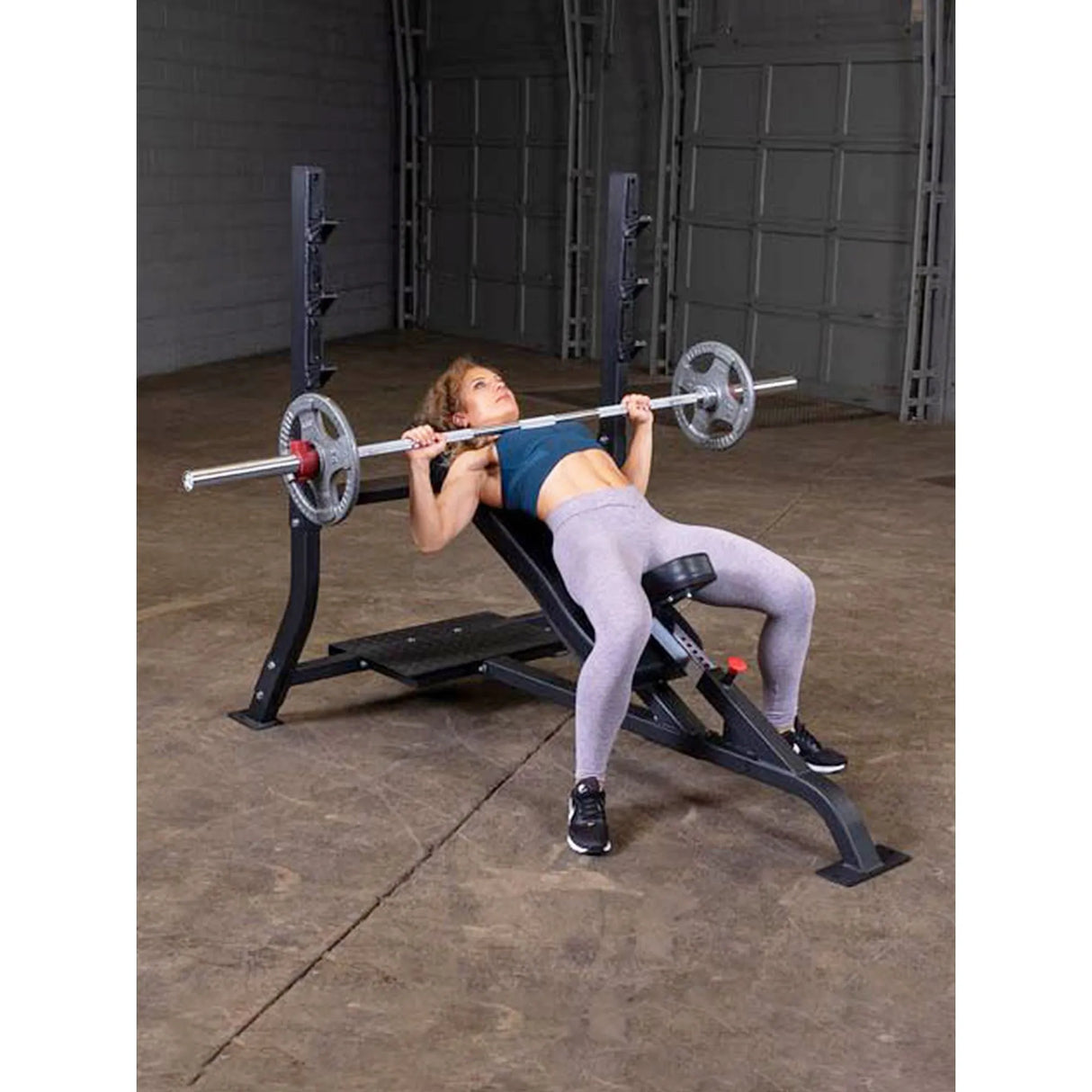 Body Solid Pro Clubline Incline Olympic Bench