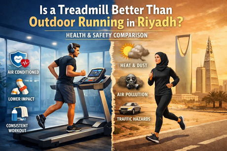 Is a Treadmill Better Than Outdoor Running in Riyadh? Health & Safety Comparison