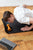 A man doing workout after the online instruction