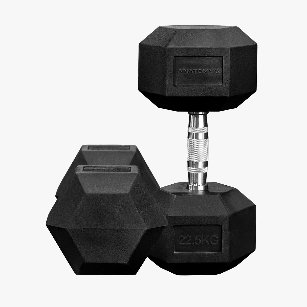 Anatomy Hex rubber coated dumbbell (Pair)