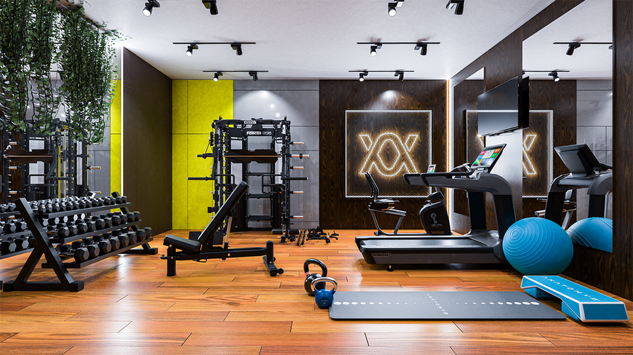 Commercial gym setup project