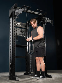 Force USA Functional Trainer Rack Including J-Hooks & Spotter Arms