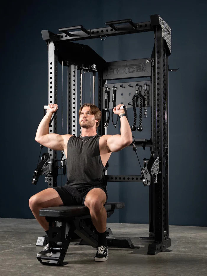 Force USA Functional Trainer Rack Including J-Hooks & Spotter Arms
