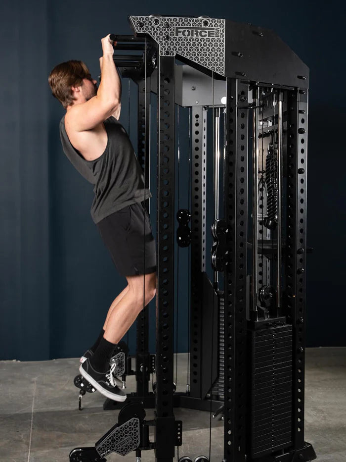 Force USA Functional Trainer Rack Including J-Hooks & Spotter Arms