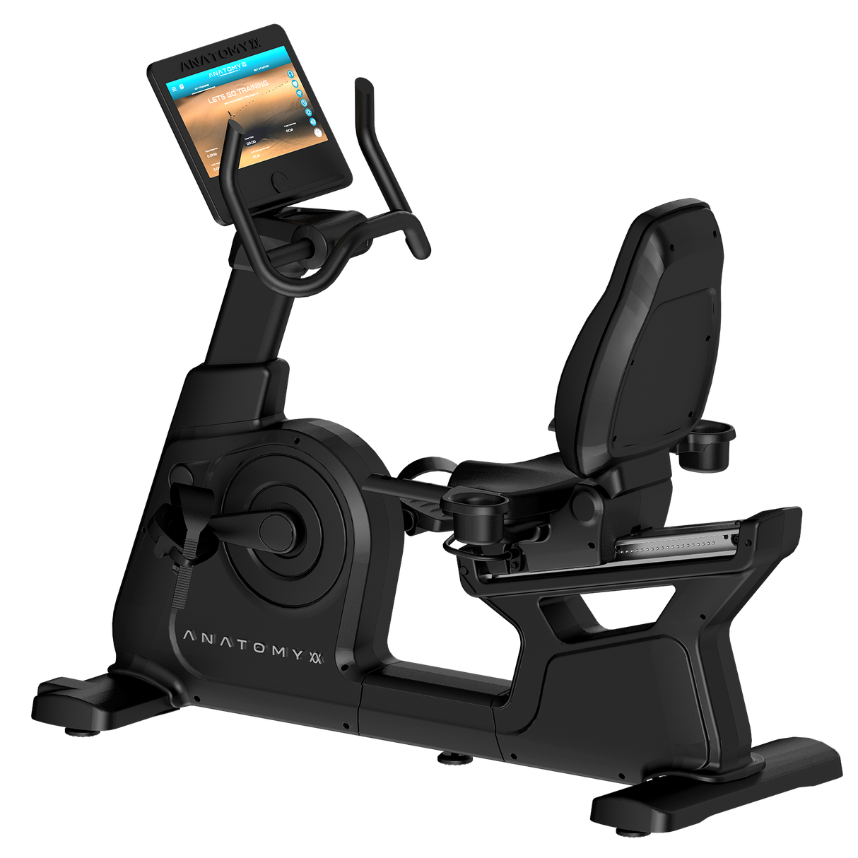ANATOMY FITNESS VELTRIX RECUMBENT CYCLE TOUCH SCREEN MONITOR