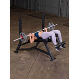 مقعد أوليمبي منحدر من Body Solid Pro Clubline