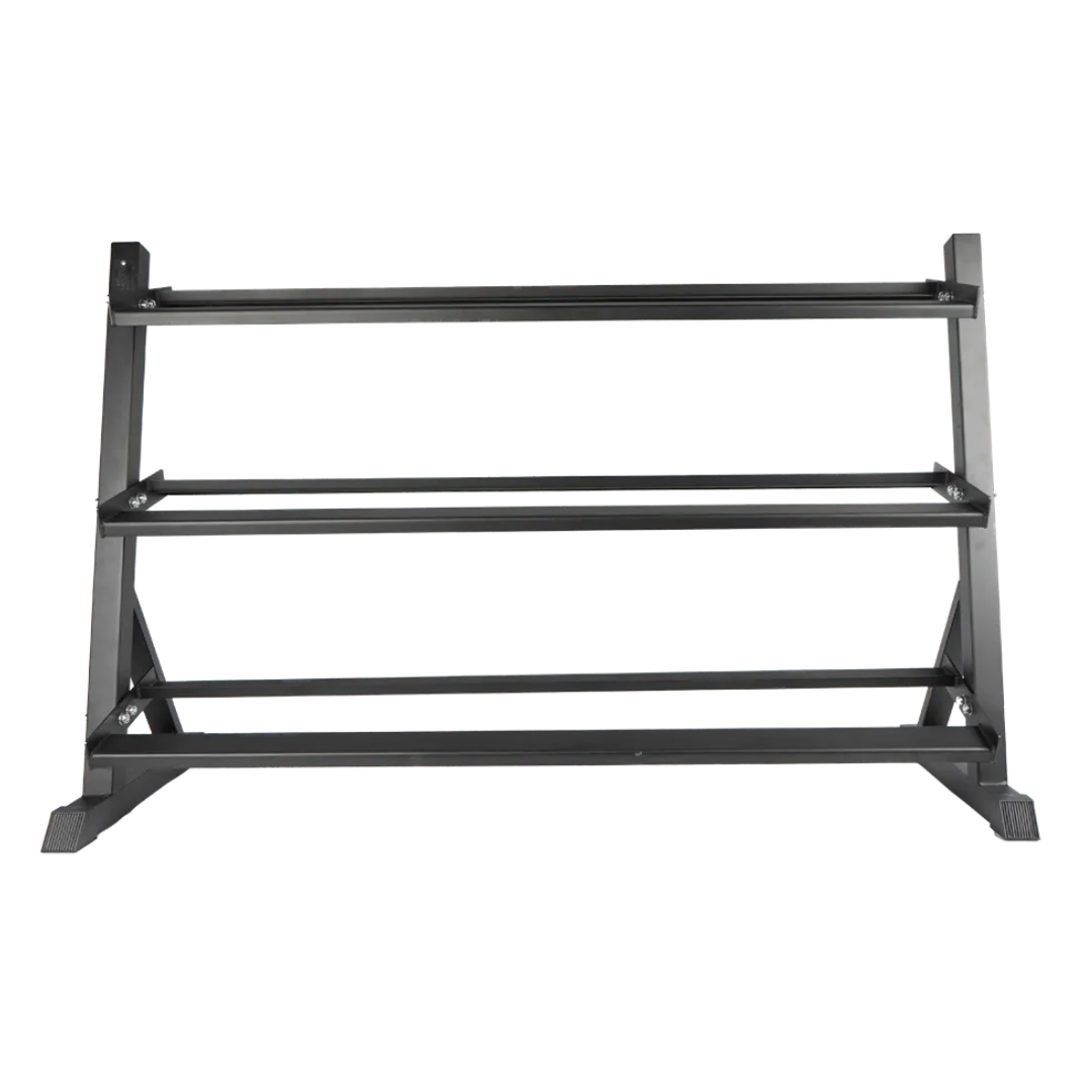 Anatomy Fitness Commercial 3-Tier Long Hex Dumbbell Rack