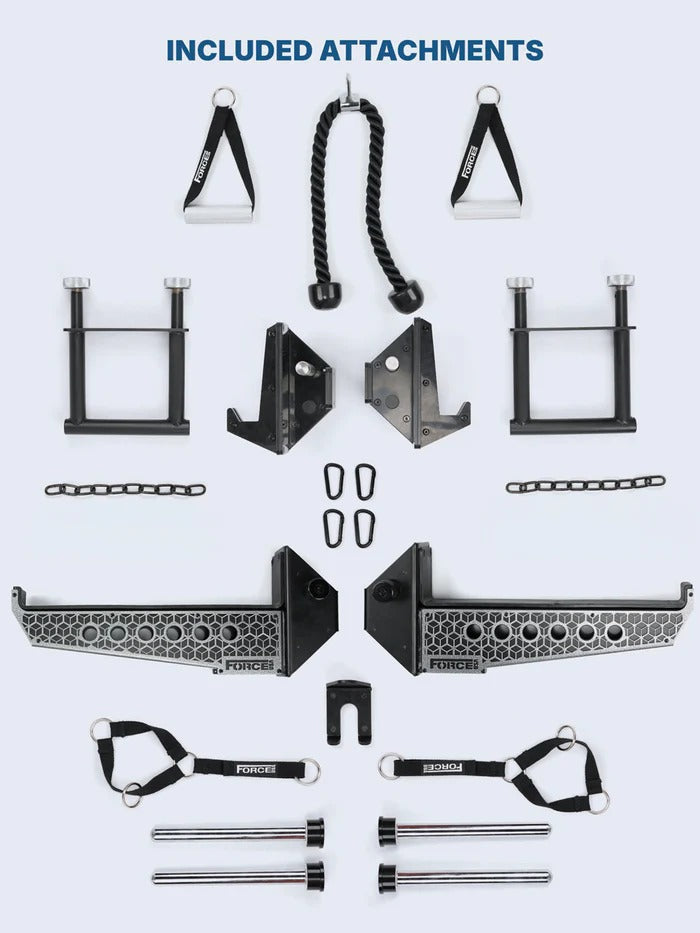 Force USA Functional Trainer Rack Including J-Hooks & Spotter Arms