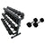 FORCE USA 2-25kg Rubber Hex Dumbbell & 3 Tier Rack Package