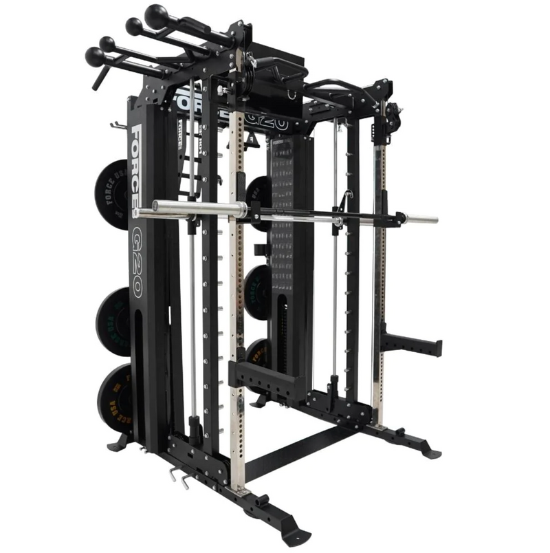 Force USA G20 PRO All-In-One Trainer with Lat Row Station Upgrade& Leg Curl Leg Extension